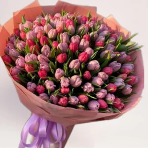 101 тюльпан микс Алматы