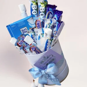 сладкий набор с snickers bounty milky way и marshmallow